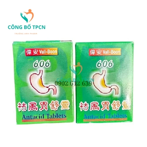 Vall Boon antacid 606 - Hỗ trợ điều trị đau dạ dày hiệu quả của Malaysia